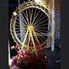 LDJ996 Wholesale photo studio backgrounds white large stage decoration Ferris Wheel