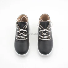 Lace up sport custom made leather shoes kids