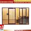 Aluminium Profile Japanese Shoji Lock Sliding Doors , Push To Open Double Sided Bathroom Sliding Door