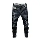 Hot sale handmade delicate fadeproof new style man jeans