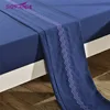 Wholesale Nantong factory sateen cotton fabric king size bed sheet bed sheet packaging