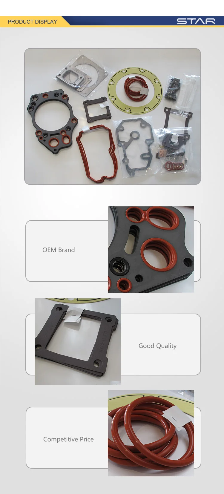 Gasket Kit For Komatsu Engine Sa D E K Buy Gasket Kit