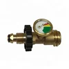 North American Market Brass Pressure Gas Cylinder Adapter Propane Tank Gauge Meter