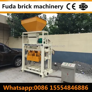 QT40C-1 manual concrete interlocking block making machine hs code