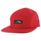 Custom Design Print Embroidery Patch Red Blank Wholesale Galaxy 5 Panel Hat