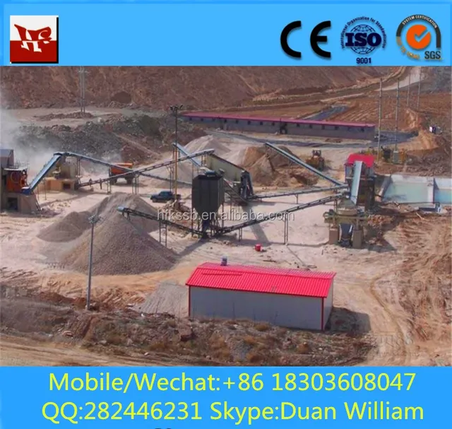violet arenaceous rock stone crushing production line