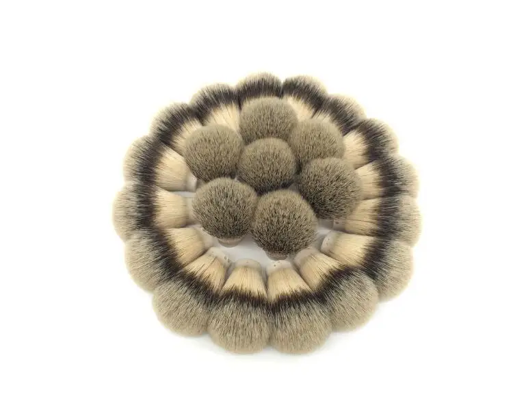 Badger brush head, men's beard brush stock