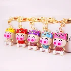 YWbeyond Crystal Rhinestone piggy Keychain Car keyrings Wedding Party Small Return Gifts for Birthday