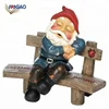 China manufacturers OEM figurines resin decoration miniature garden gnome for home lawn garden