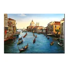 Handmade venice italy landscape oil painting on canvas for living room home hotel cafe modern Wall art Decoration