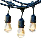 Outdoor patio garden party waterproof holiday christmas decorative 50led solar string lights