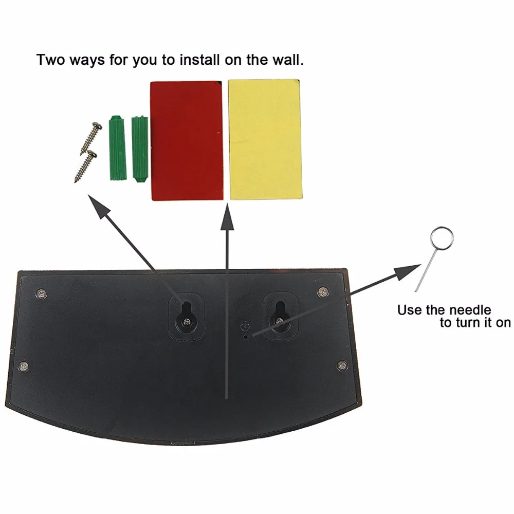 LED Outdoor Solar Smiling Wall Lights 6