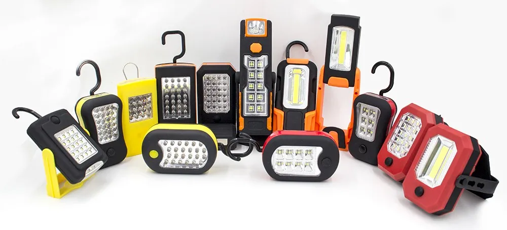 pocket magnetic 7 1pcs led work light with rotating clip