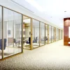 Elegant Venetian blind aluminum glass office partition