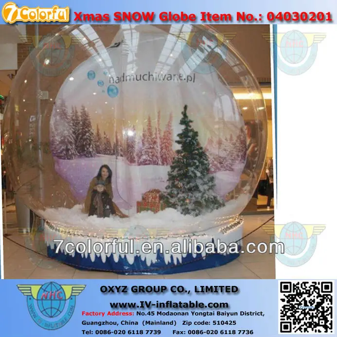 Inflatable Snow Globe Costume Inflatable Snow Globe Costume