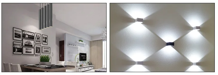 Auf und ab PFEILER LED Wand-Lampe für Kunst-Rückseiten-Wand-oder Bar-Hotel 100*62.5mm