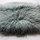 60x120cm Rectangle Real Mongolian Tibetan Lamb Wool Sheepskin Rug Fur Plate