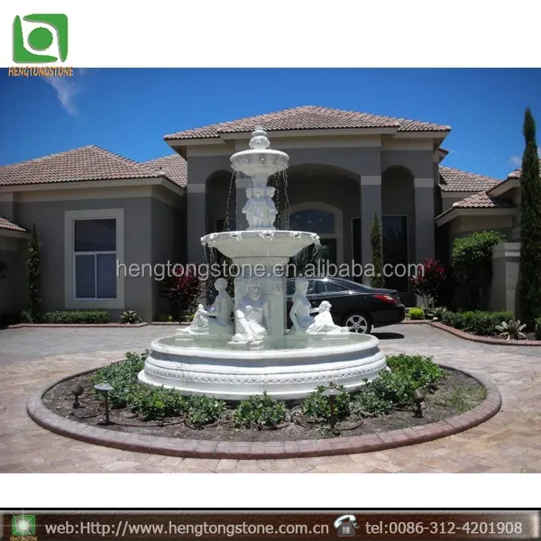 famous figure statue marble water fountain