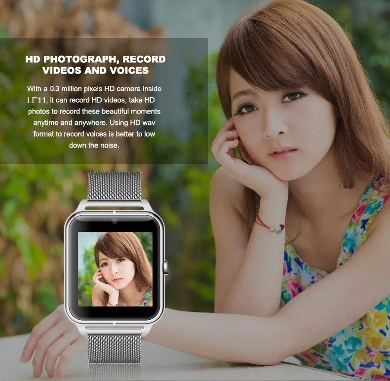 LF11 Bluetooth Smart Watch Phone 2G Internet NFC Support SIM TF Card Wearable Devices SmartWatch For Apple Android Phone