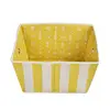 Cheap price yellow&white earring storage bin warehouse side opening hat storage box