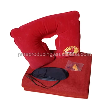 Sleeping Blanket And Pillow Travel Set - Buy Sleeping Travel Set,Airline Comfort Kit,Airline ...