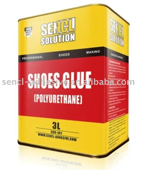 light yellow shoe glue