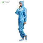 Cleanroom lab clothing,antistatic cleanroom coverall jumpsuit esd lab clothes for pharmaceutical electronics factory