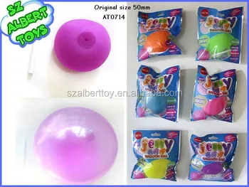 can you fill jelly balloon ball with water