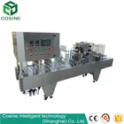 Automatic linear coffee capsule k cup filling and sealing machine