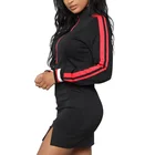 Wholesale Sexy Long Sleeve Sport Summer Casual Women Dress Women Clothing