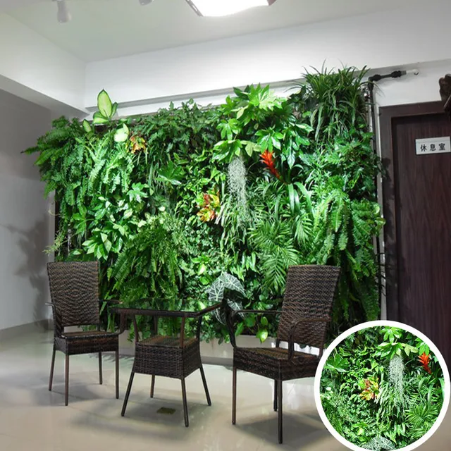 hot sale artificial vertical grass wall fake wall hang plant for indoor/ outdoor decoration