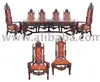 Lion King Dining Table and Lion Throne Chairs