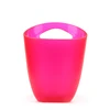PS bar and party using beer saving clear plastic ice buckets wholesale