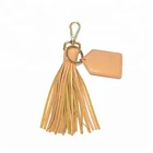 Custom Design You Own Logo Tassel Keychain Custom