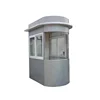Stainless steel design security cabin prefabricated portable guard house malaysia