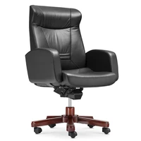 Hot Sale Comfortable Wooden Base Modern Design Boss Chair Swivel Ergonomic Executive Gaming Office Chair