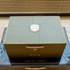 JIFENG factory made in China H6 41*28*18cm 8KG high quality hinge cedar wood 100 cigars humidor mechanical hygrometer