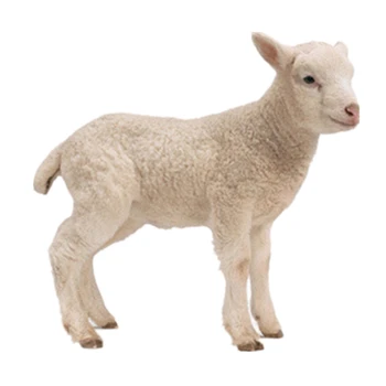 resin lamb statue