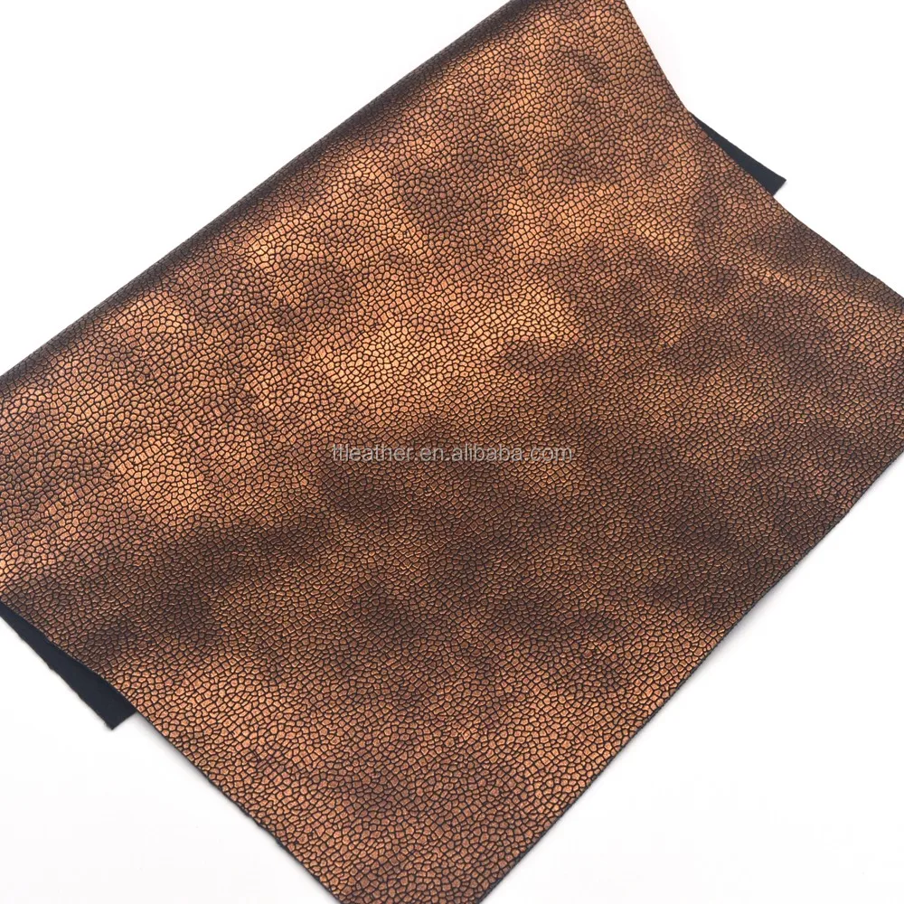 pebble grain fancy pu leather for making bags wallets handbags