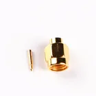 RP SMA Plug Solder Connector to BNC/MCX/F/SMB/N Connector