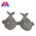 Natural latex Very Soft And Safe natural latex rubber material baby teether toy whale shape baby toys latex