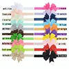 2019 pre made the boutique grosgrain hair ribbon bow , fabric ribbon bow with band