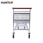 Heavy duty carry cart mobile cargo trolley with 4 wheels HAN-WT6 3278