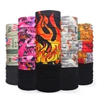 LINGSHANG fashion printed bandana custom tubular bandana polar fleece multifunctional bandana