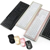 Wireless Keyboard and Cordless Mouse Set Slim 2.4GHz