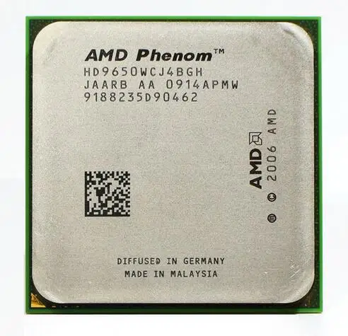 amd phenom x4 9650 cpu 2.3 ghz quad core socket am2  processor