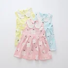 EG-Les109 colorful 100% cotton kids clothes flower girl dress