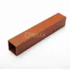 Foshan Ruccawood Wpc Outdoor Decorative Timber Tube for timber products 50*50mm timber fence panel