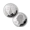 Collectible free design die coins silver 999 stamp stainless steel reeded edge custom souvenir us coins silver dollar