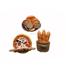 Zhongshan Factory Supplier Many Designs & Shapes Pizza/Sushi/bread Custom Resin Fridge Magnets